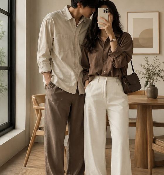 Woman in a date night outfit
